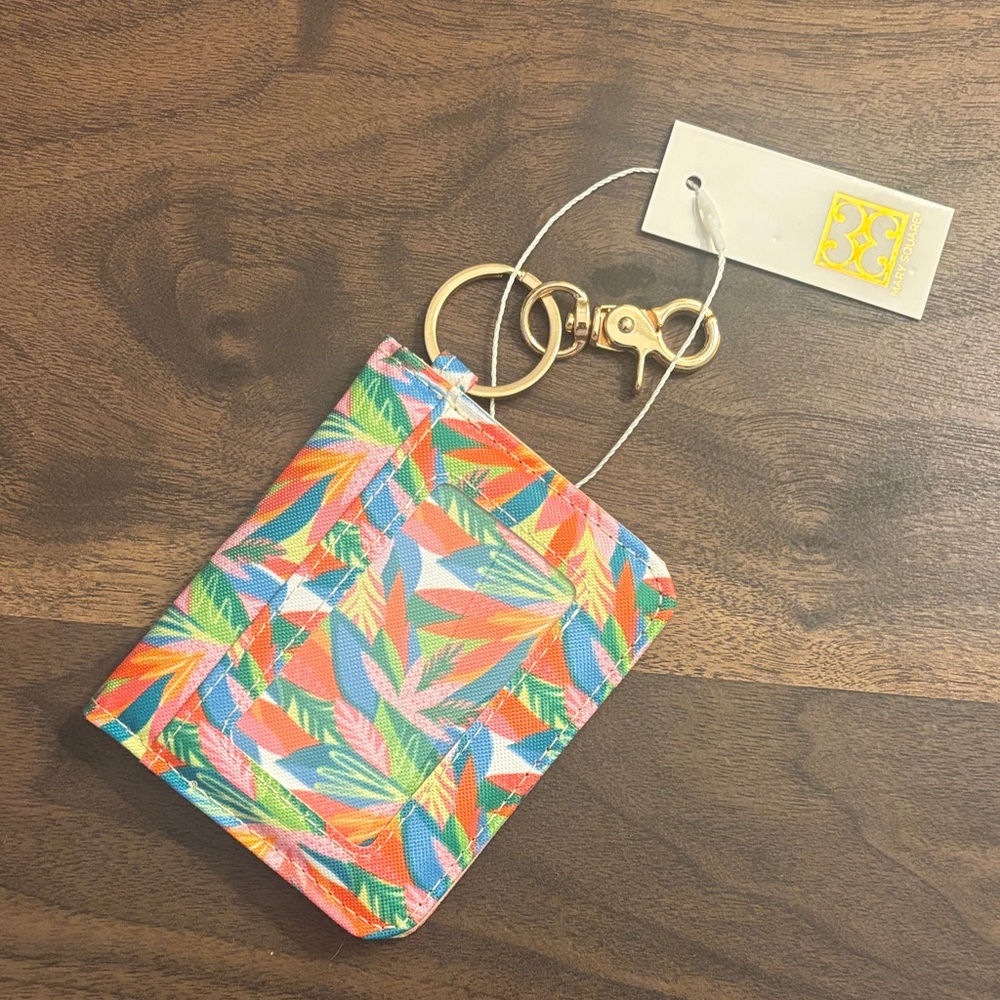 Colorful Tropical Print Wallet